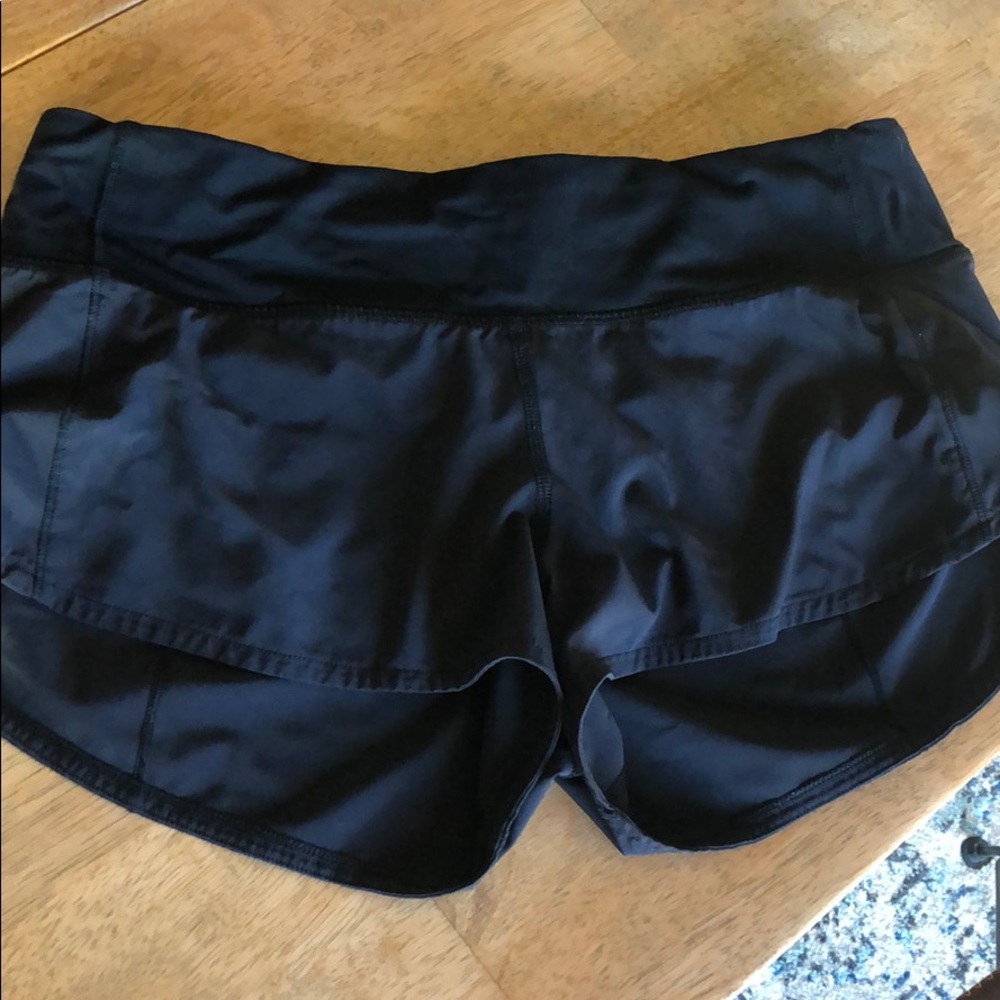 Black lulu lemon 2” shorts